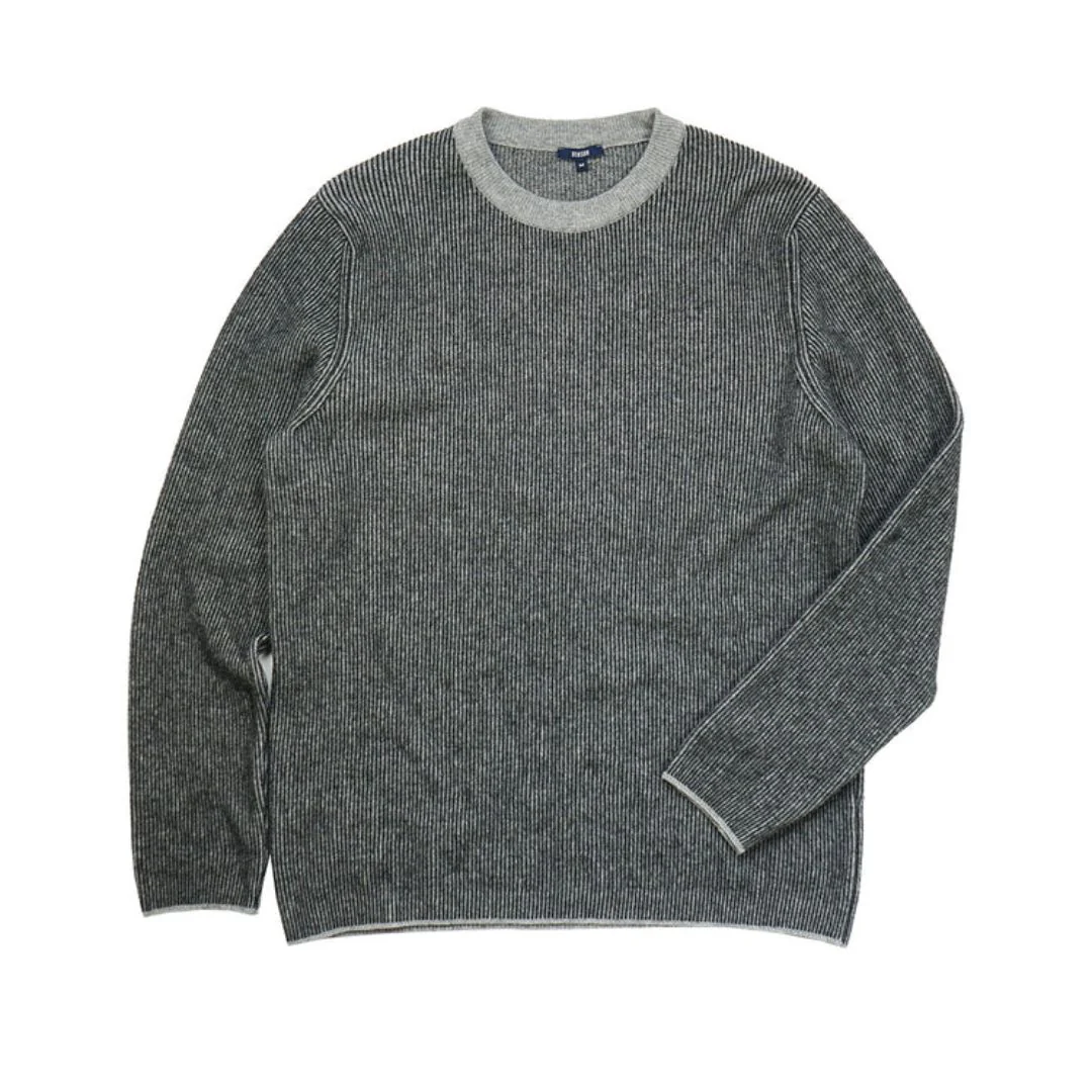 Stanley Sweater (Light Grey + Charcoal)
