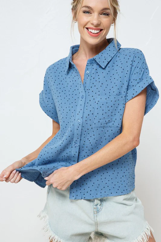 Starry Shirt (Blue) - Image 5