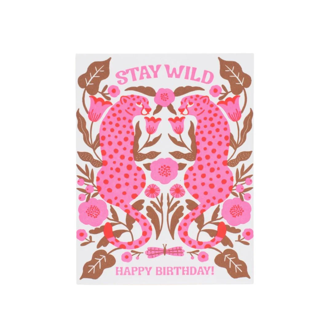 Stay Wild Birthday Card