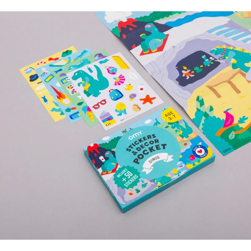 Stickers & Decor Pocket Games - Dinos - Image 2