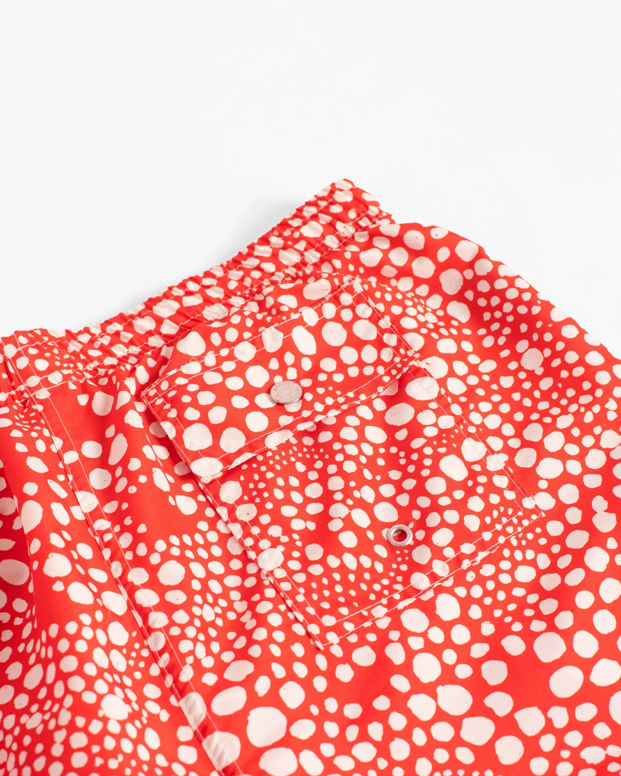 Strawberry Speckle Swim Trunk (Red) - Image 5