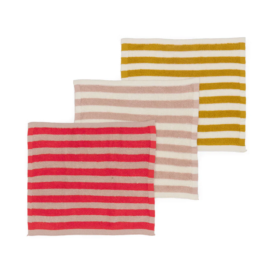 Striped Terry Washcloths | Set of 3 - Image 3