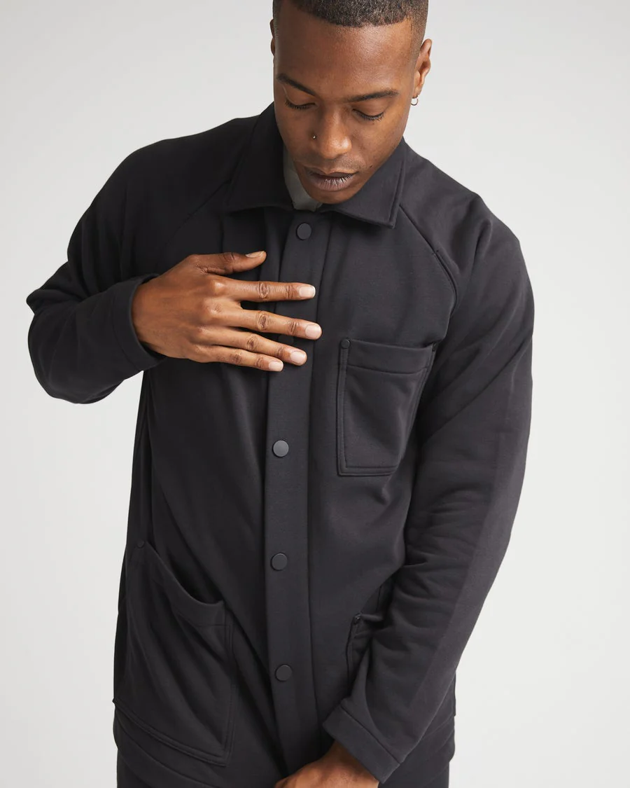Structured Terry Chore Coat (Stretch Limo) - Image 4