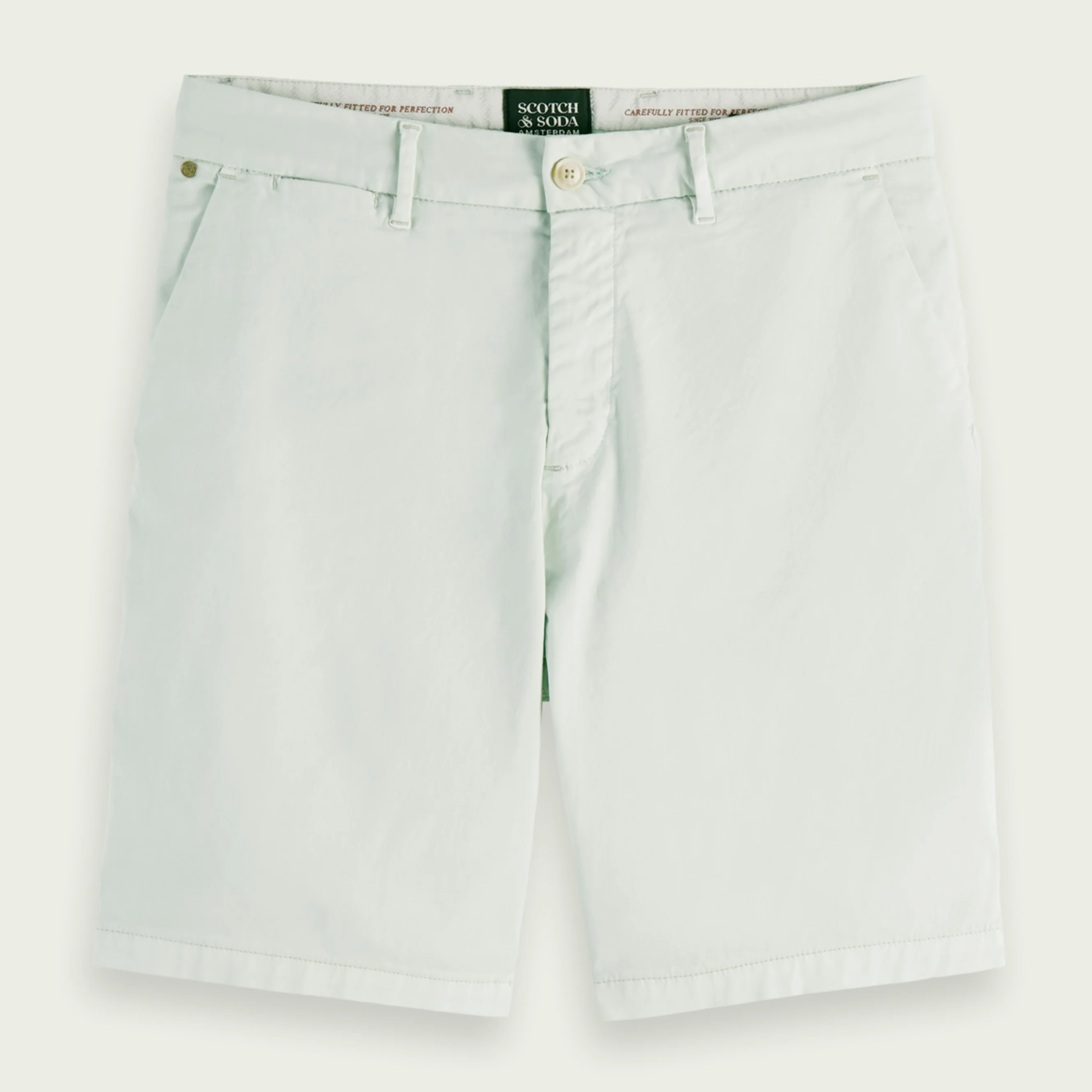 Stuart Garment-Dyed Pima Cotton Short (Mint) - Image 4