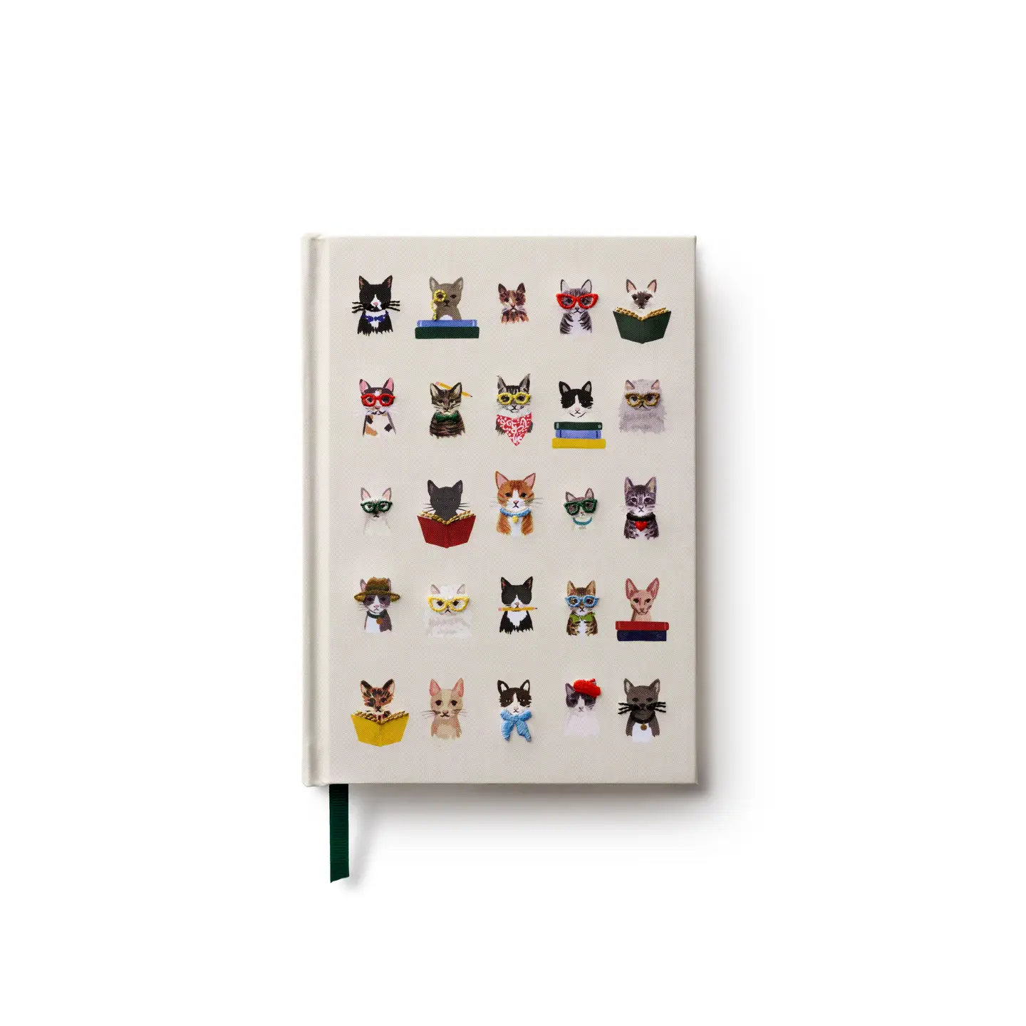 Studious Cats Embroidered Journal