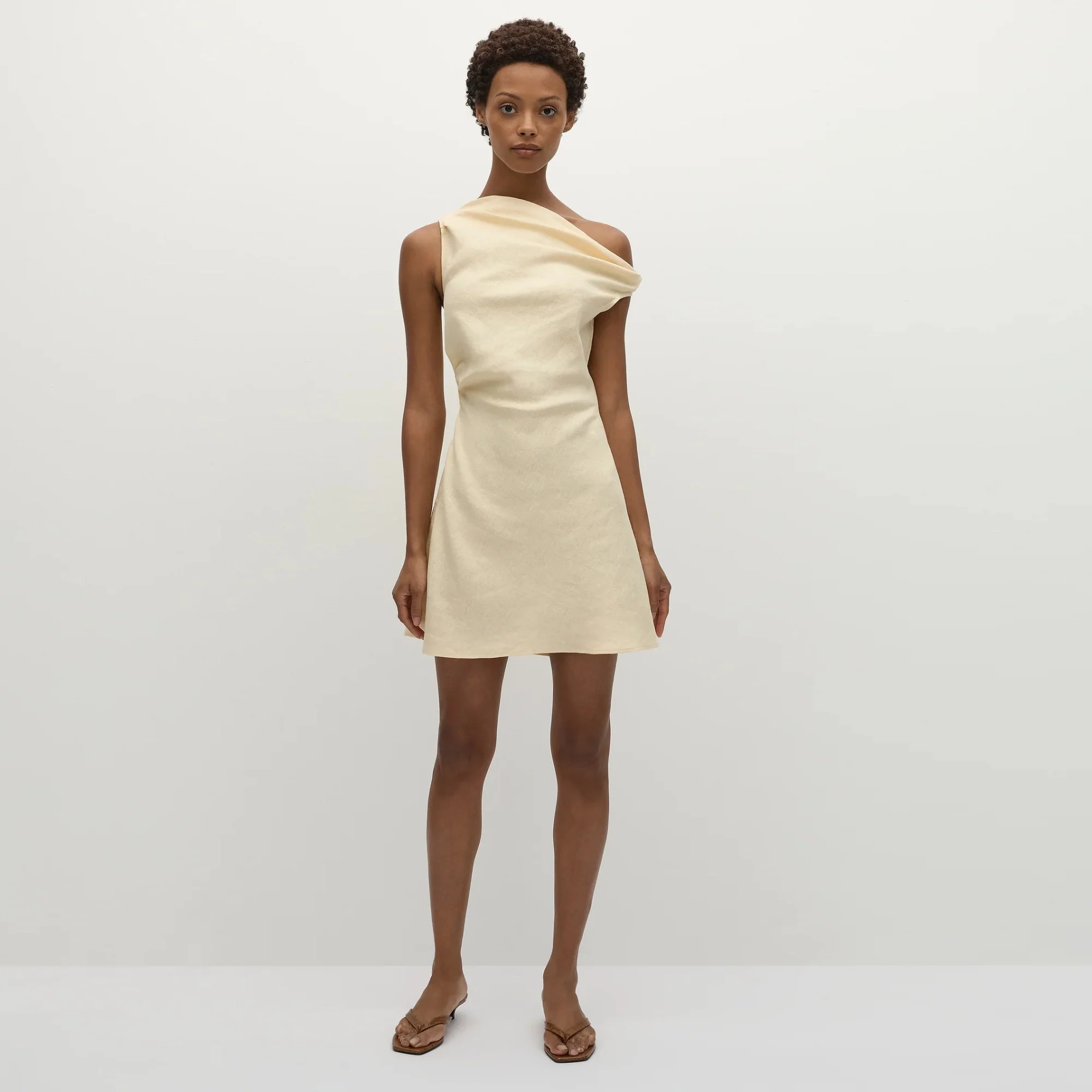 Suis Mini Dress (Butter)