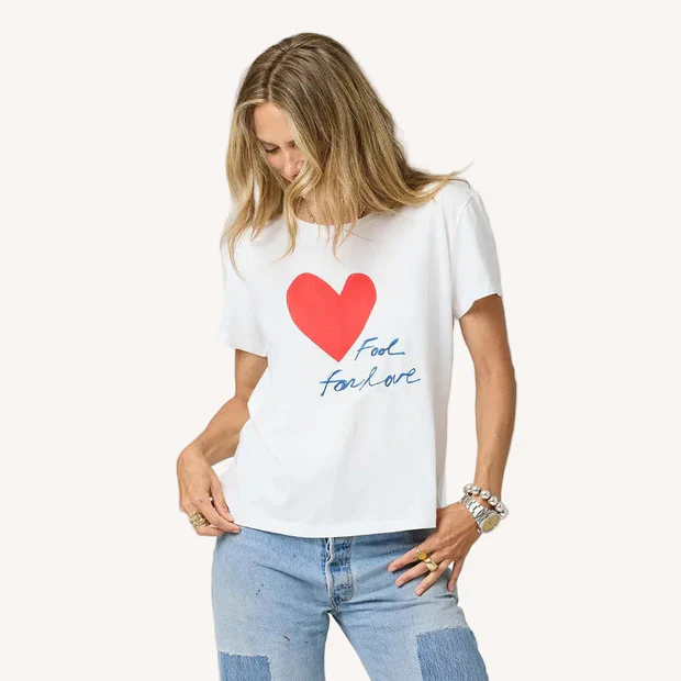 Suke Fool For Love Tee (White) - Image 2