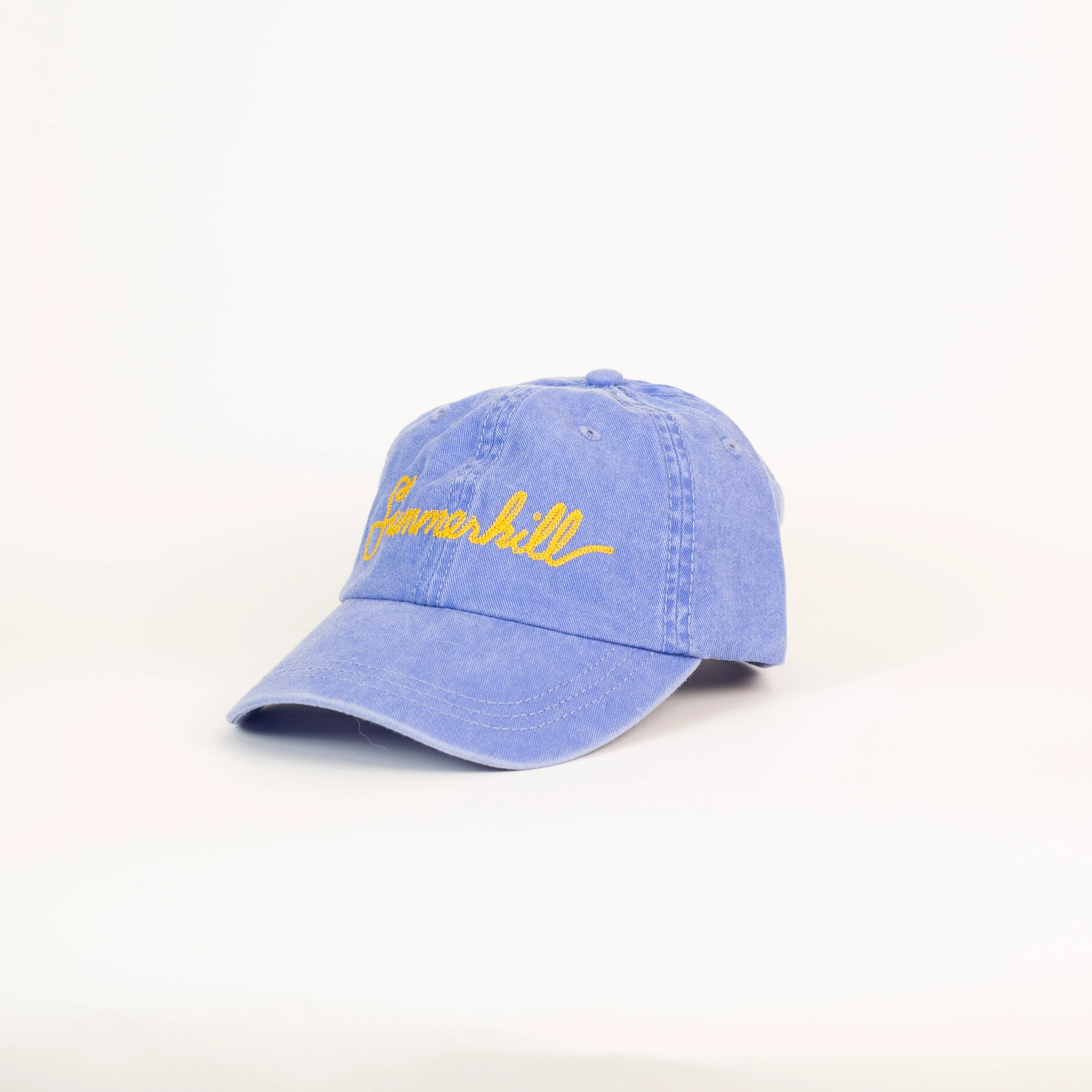 Summerhill Chain Stitch Dad Hat (Periwinkle)