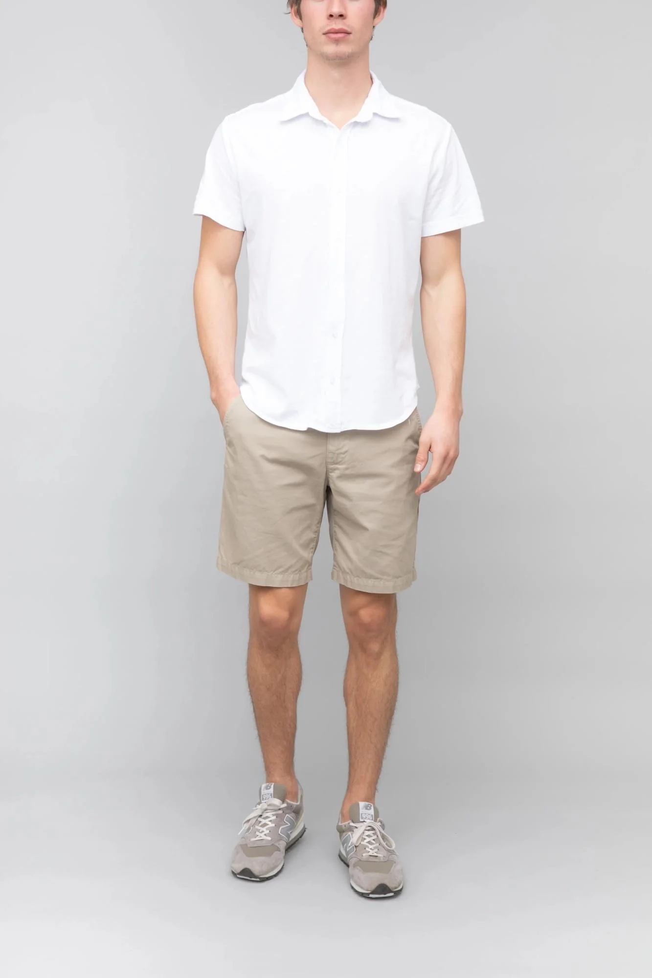 Supima Jersey Easy Shirt (White) - Image 2