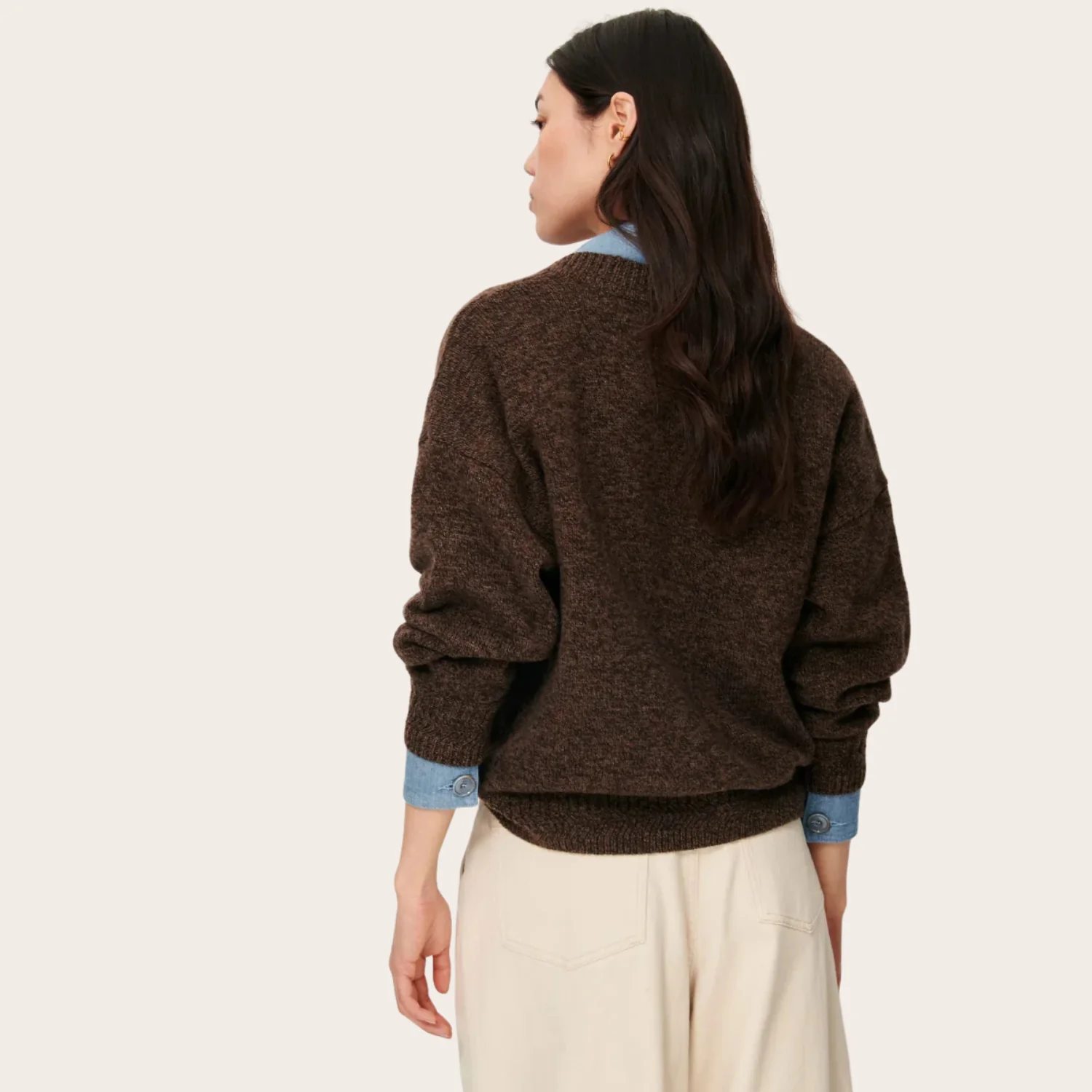 Sweet Monroe Cardigan (Dark Stone) - Image 3