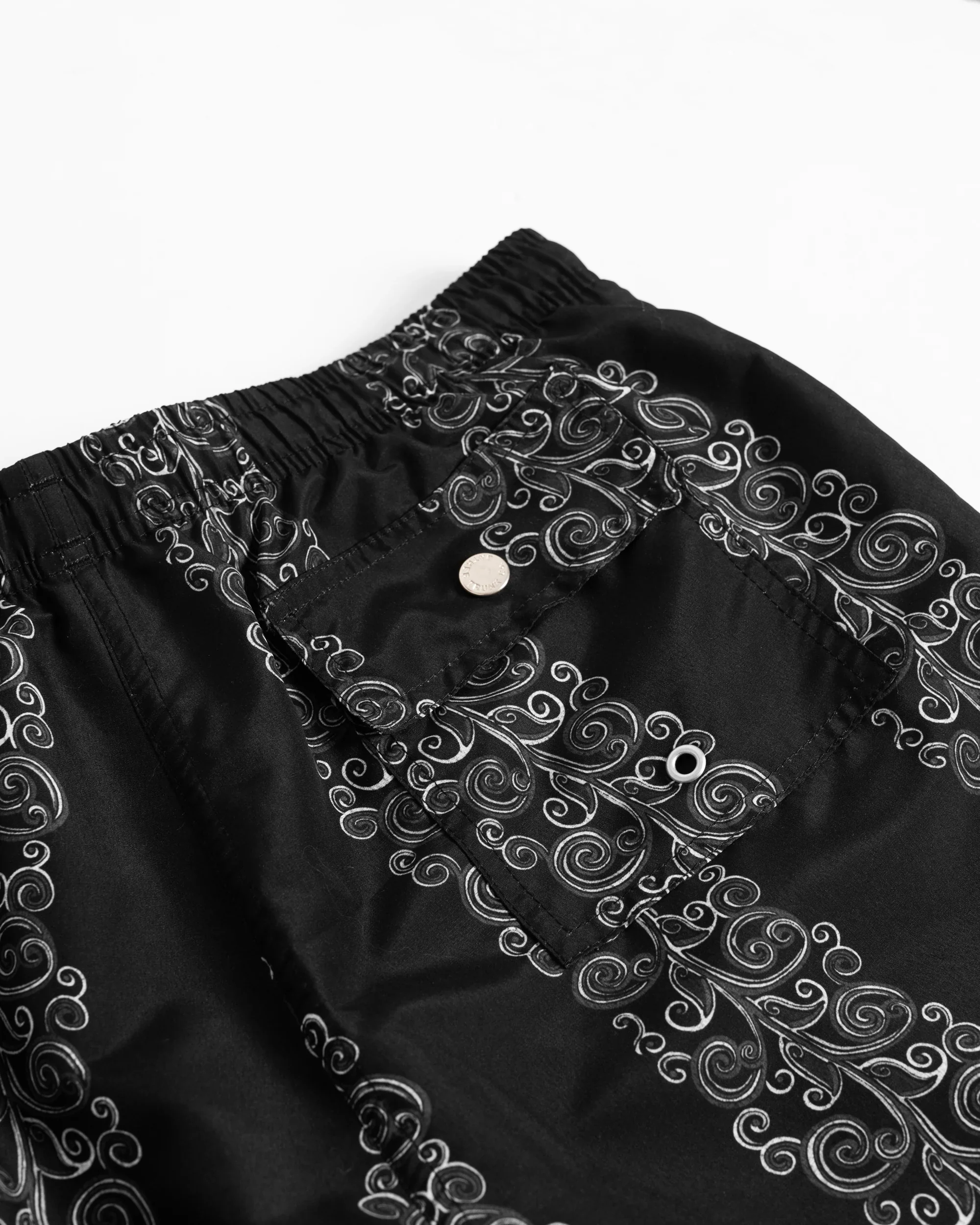 Swim Trunks (Black Fiesta) - Image 3