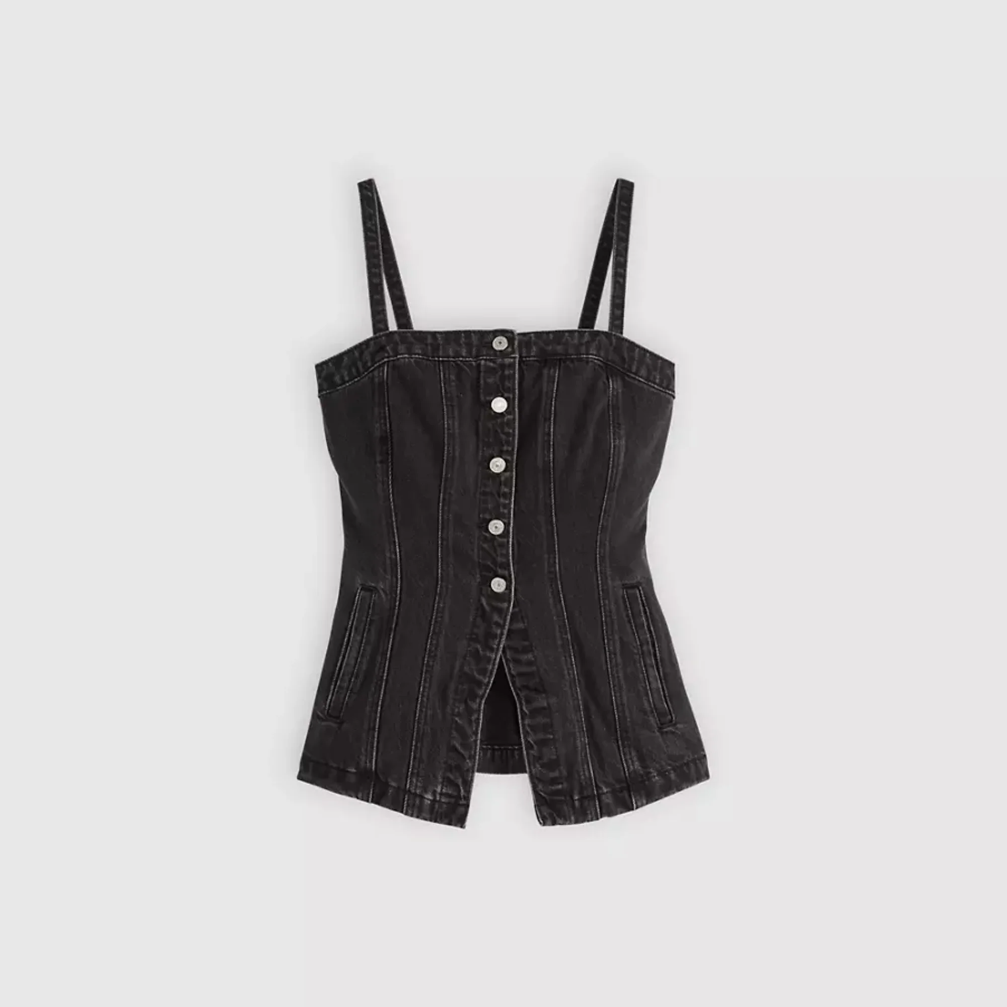 Tailored Bustier (Open Mind Vest - Black) - Image 4