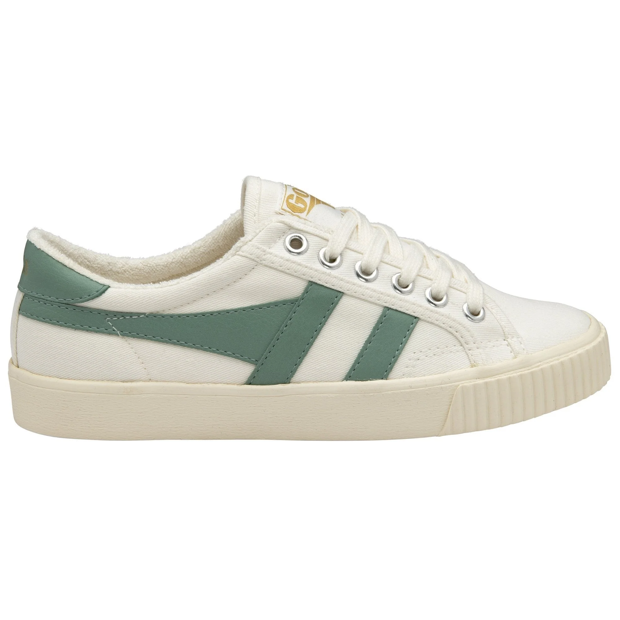 Tennis Mark Cox Sneaker (Off White + Green Mist)