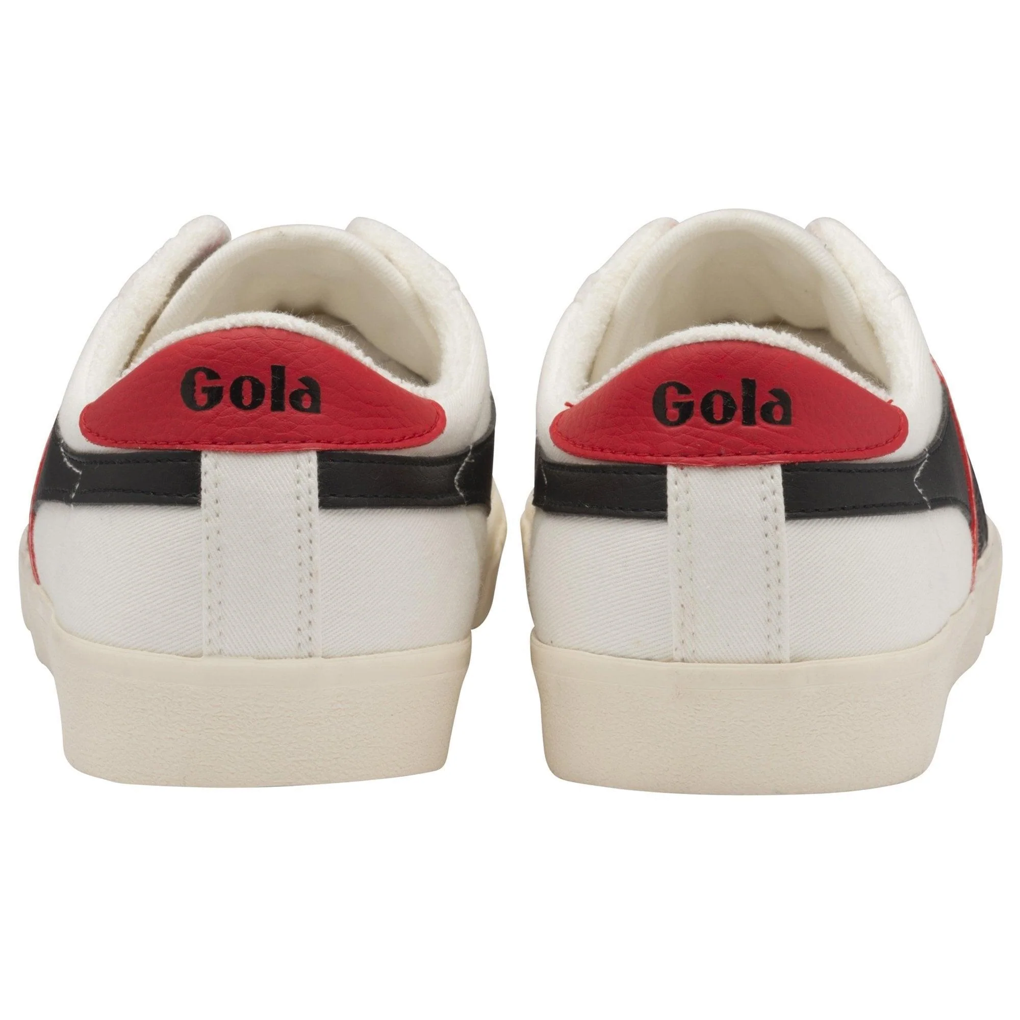 Tennis Mark Cox Trainer (Off White + Black + Red) - Image 4