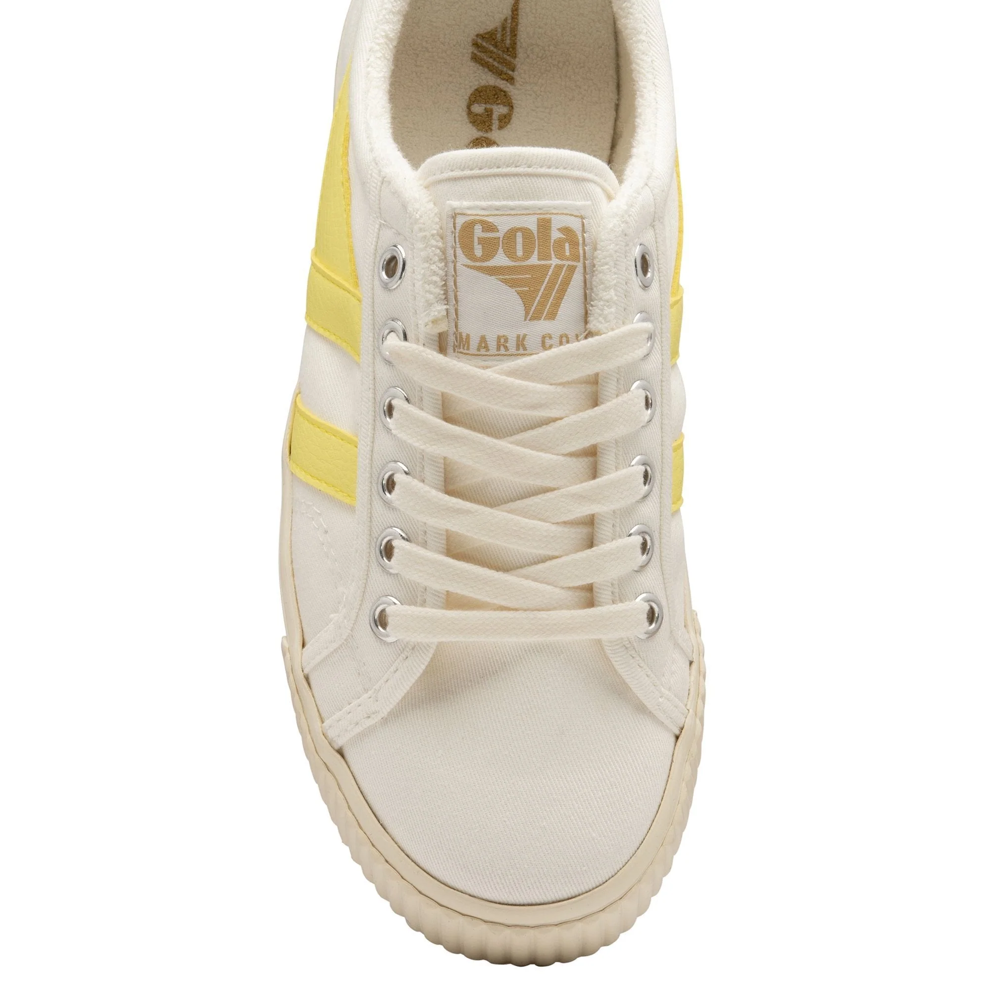 Tennis Mark Cox Trainer (Off White + Limelight + Navy) - Image 5