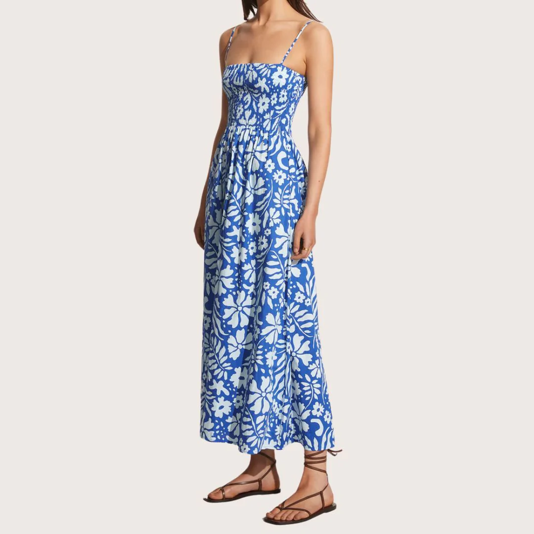 Tergu Maxi Dress (Blue) - Image 2