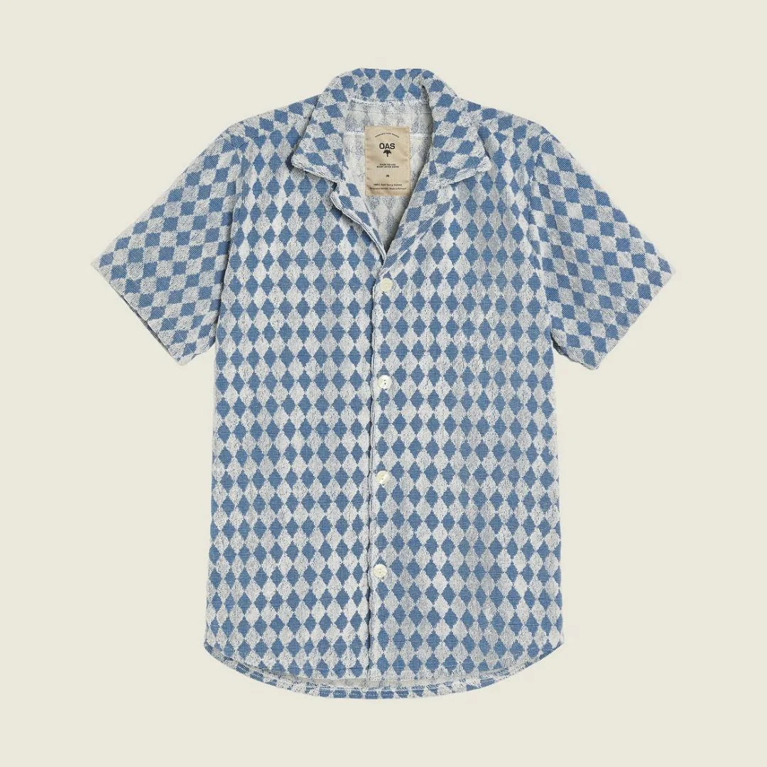 Terry Cuba Shirt (Navy Diamond)