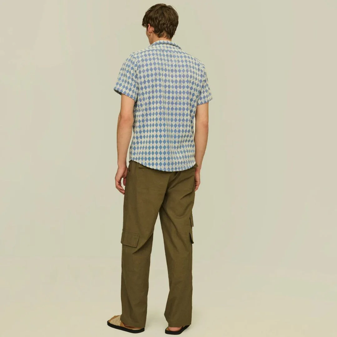 Terry Cuba Shirt (Navy Diamond) - Image 3