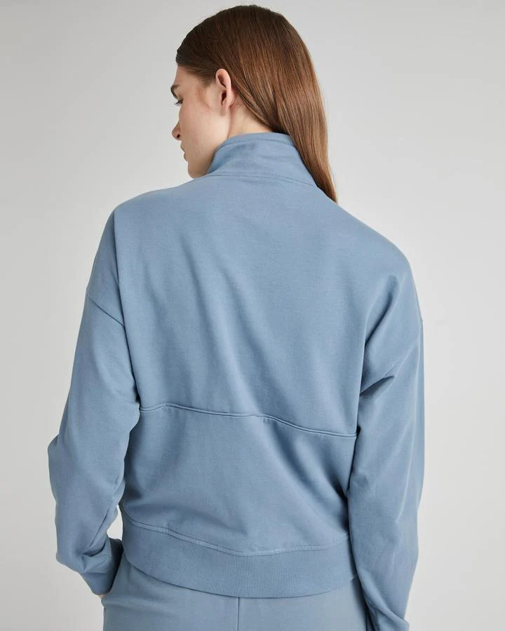 Terry Half Zip Pullover (Blue Mirage) - Image 4