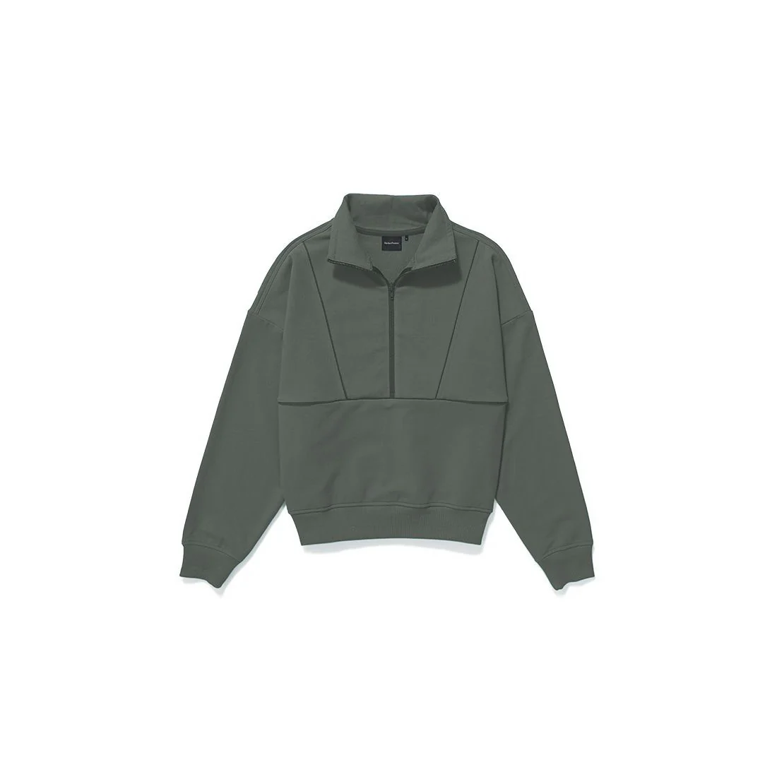 Terry Half Zip Pullover (Gunmetal)