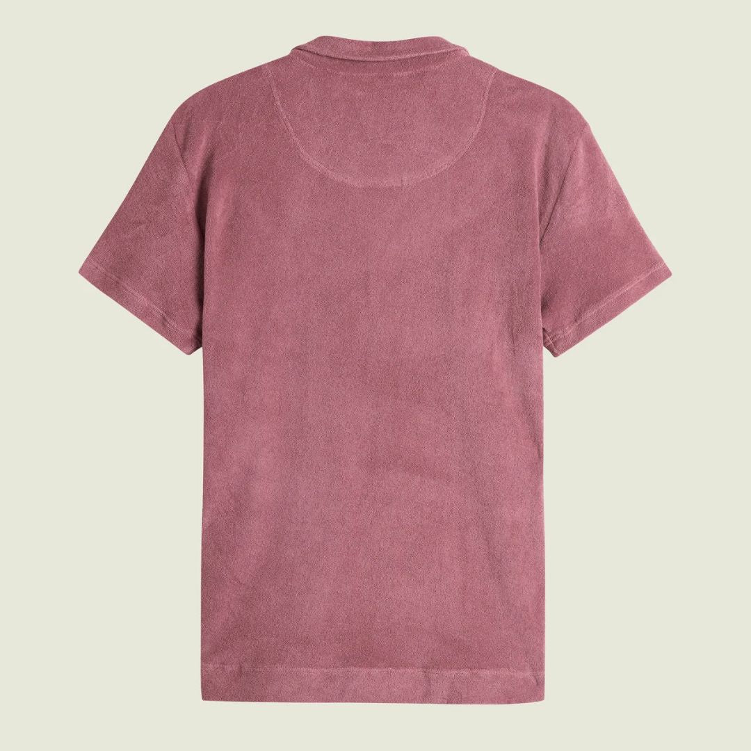Terry Polo Shirt (Dusty Plum) - Image 4