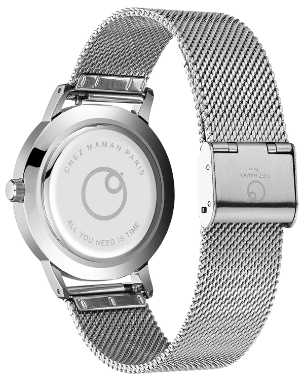 Tertio Watch (Black Sand + Milanaise) - Image 2