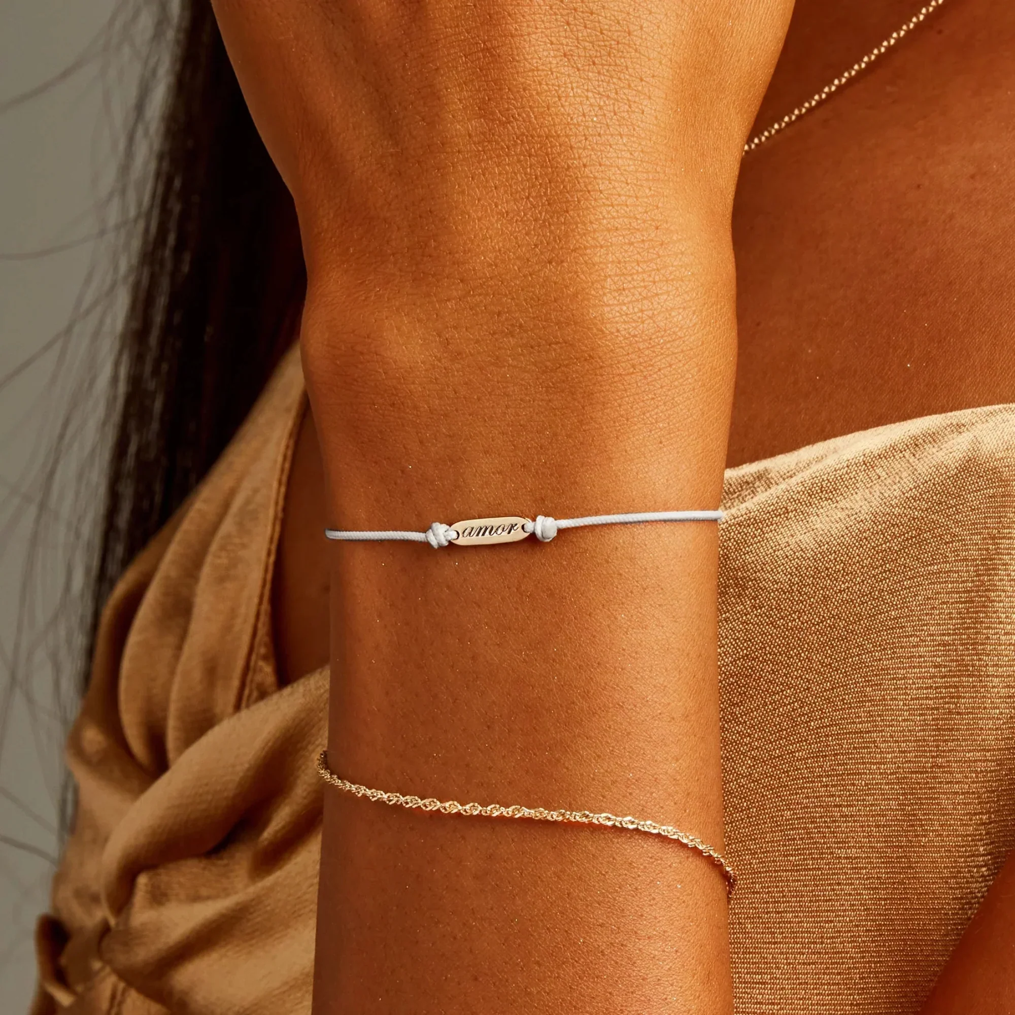 The Amor Cord Bracelet (10K Gold) - Image 2