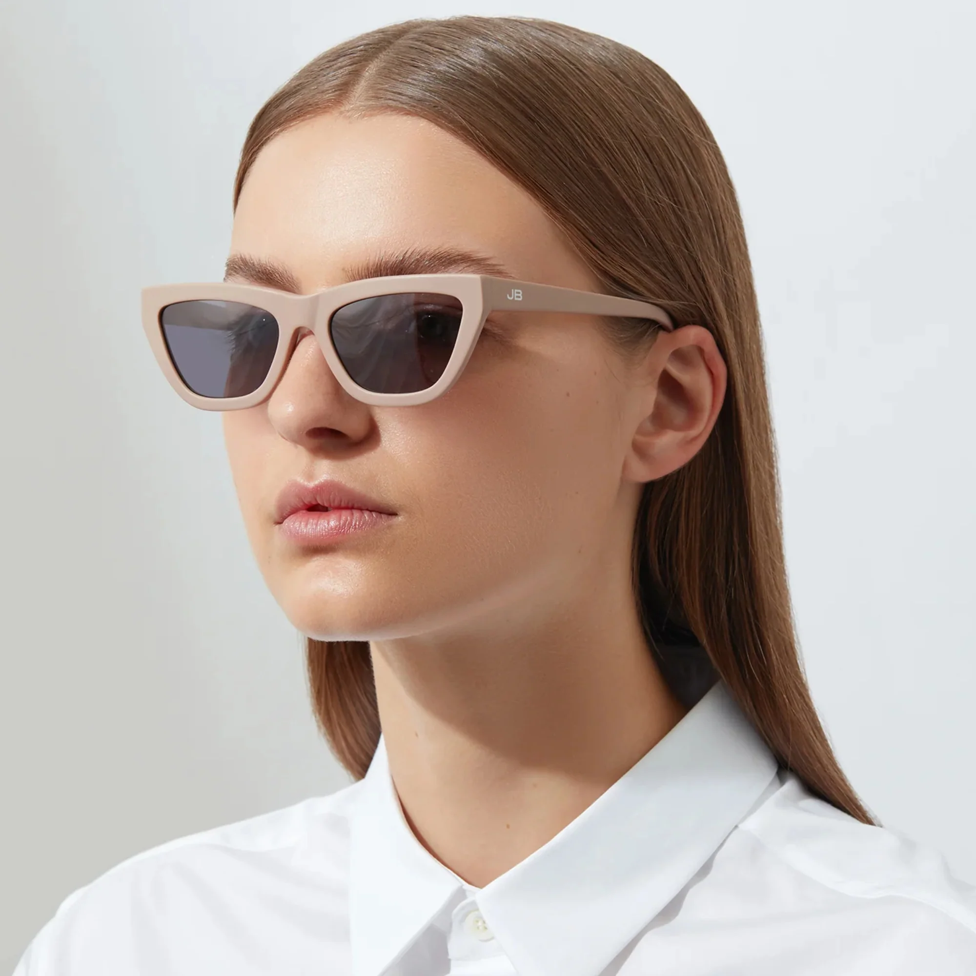 The Cateye Sunglasses (Matte Camel) - Image 5