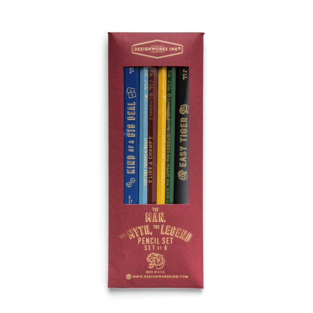 The Man, The Myth, The Legend Pencil Set