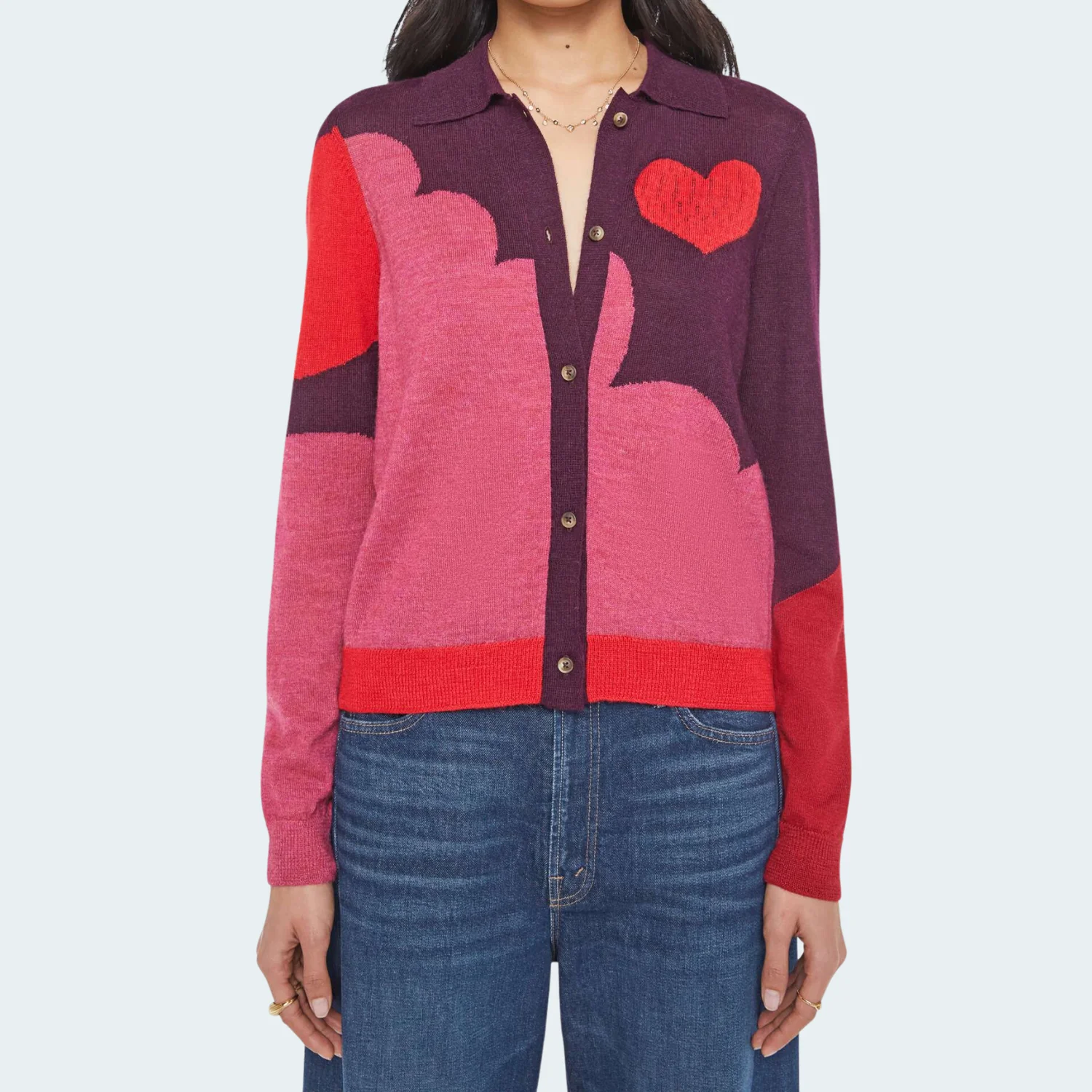 The Racquet Cardigan (Pop Art)