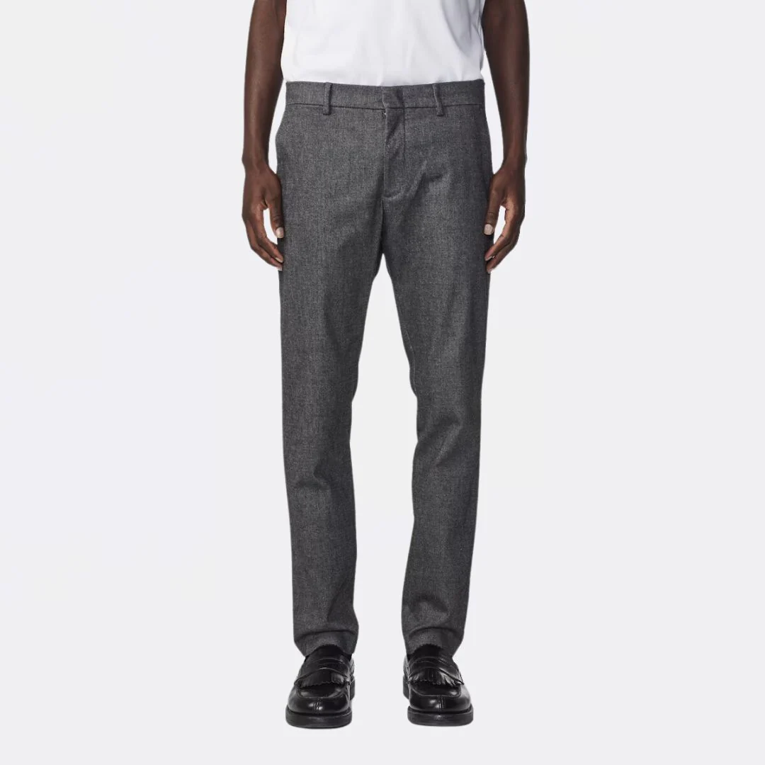 Theo 1067 Melange Tailored Slim Fit Chino - Image 6