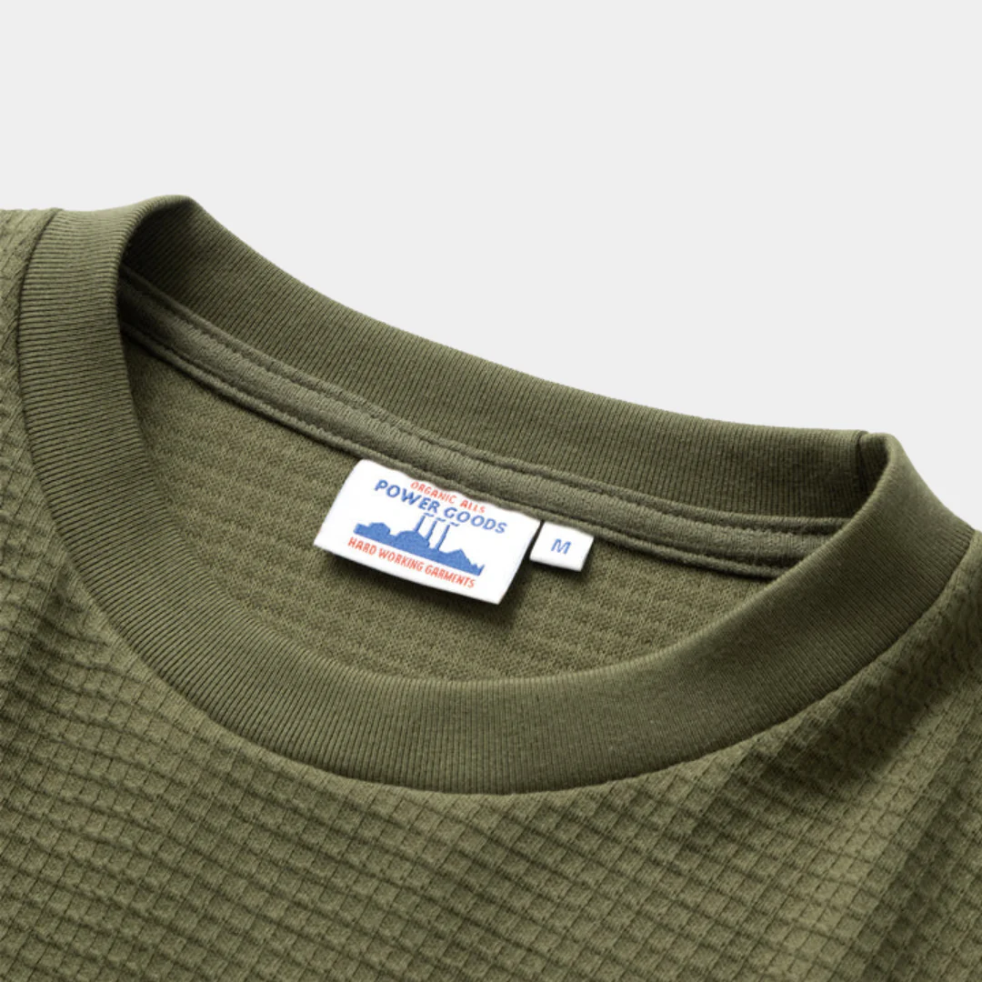 Thermal Waffle Long Sleeve Tee - Image 5