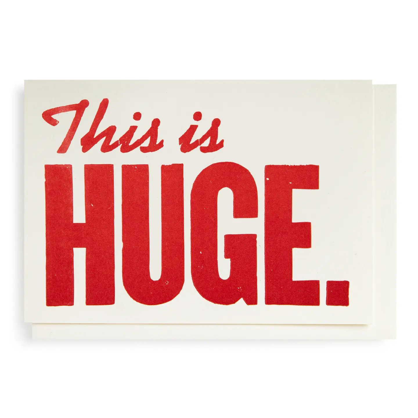 This is Huge Congrats Card