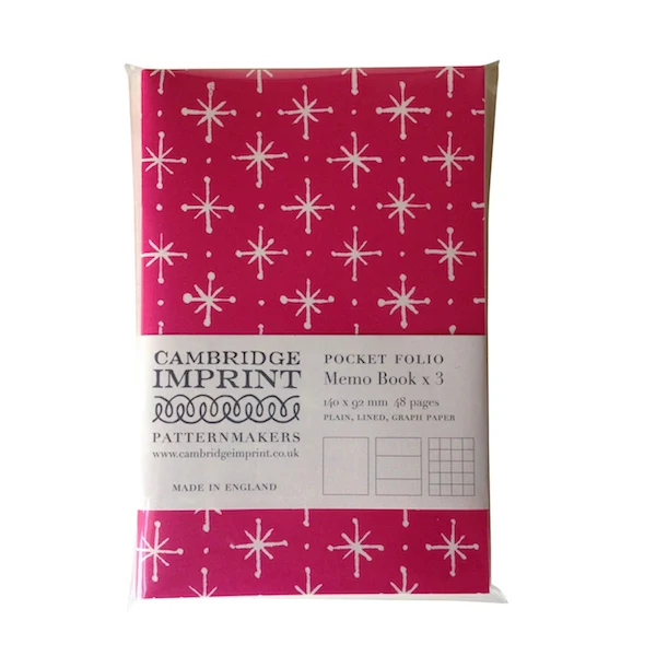Three Assorted Memo Books for Pocket Folio Red - Image 3