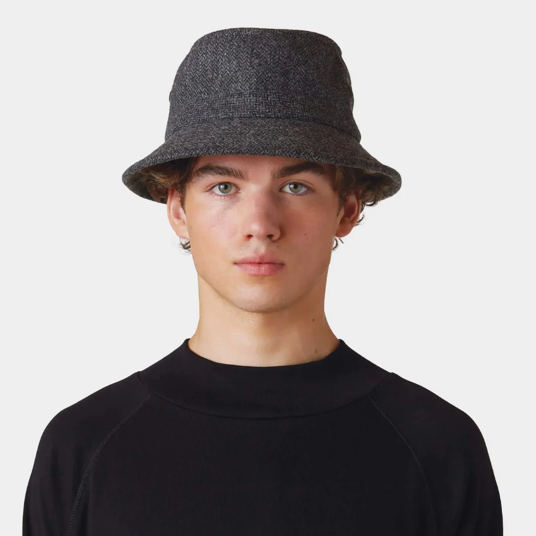 Tilley Warmth Hat (Grey Herringbone) - Image 2