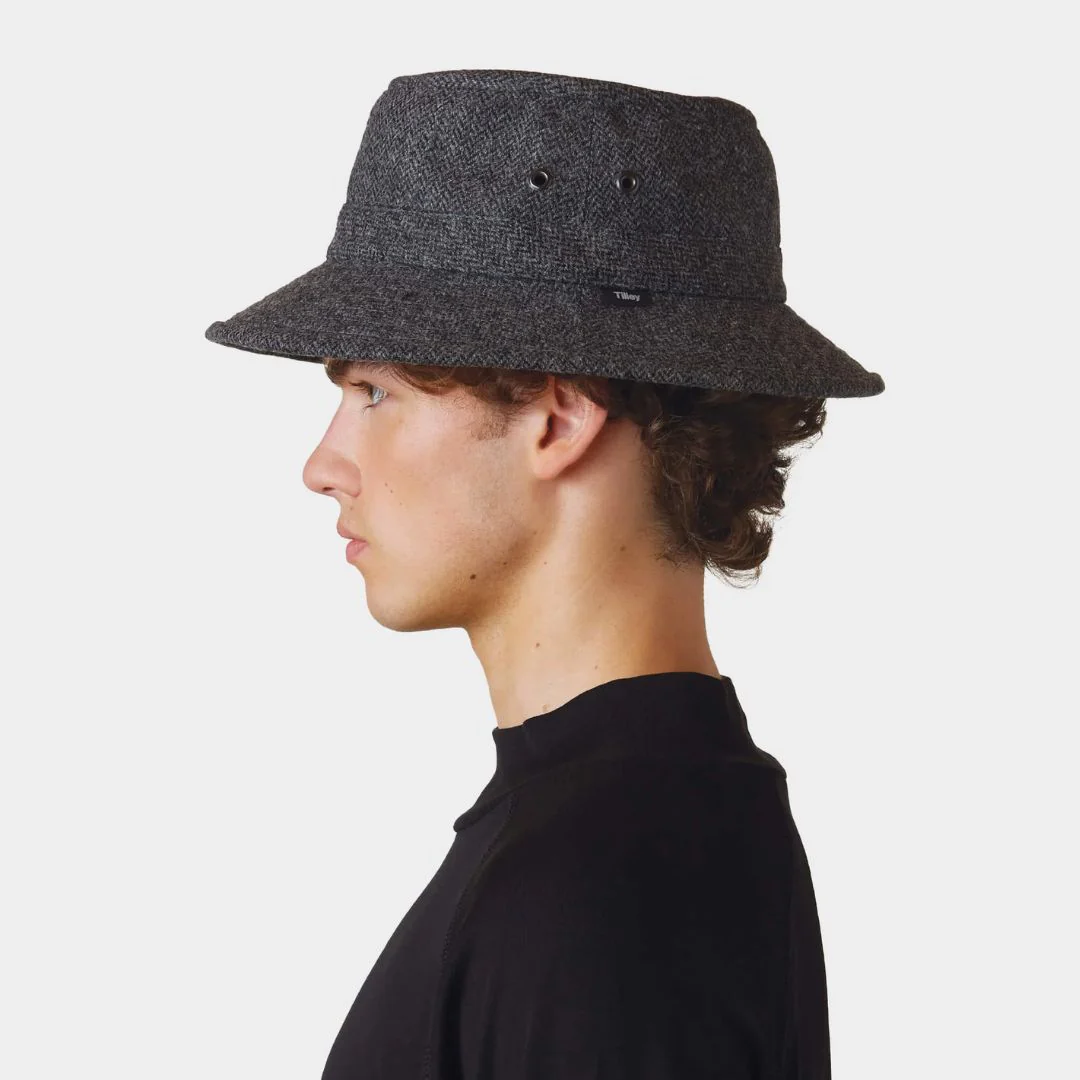 Tilley Warmth Hat (Grey Herringbone) - Image 3
