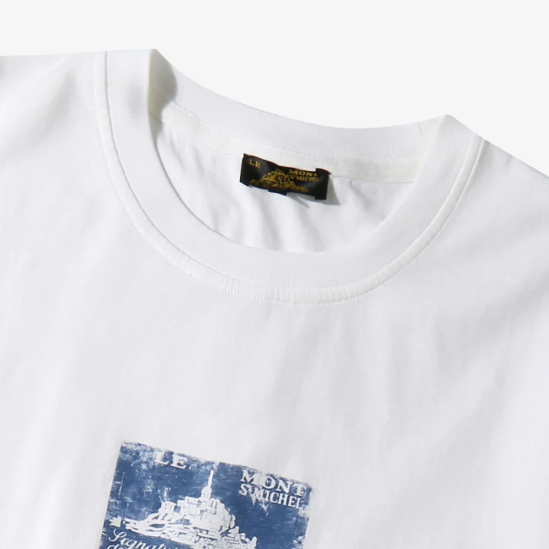 Tilnou Print T-Shirt (White) - Image 2