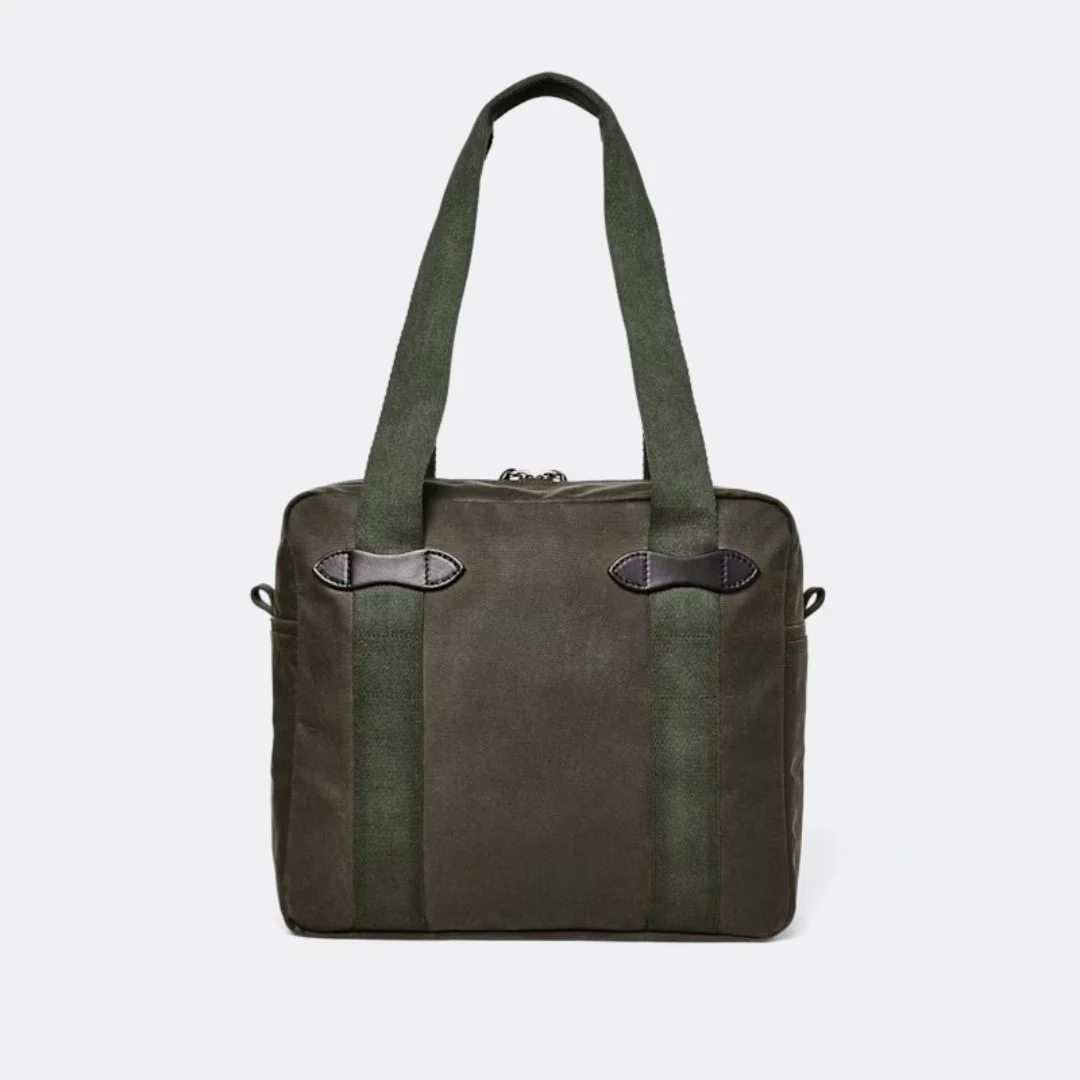 Tin Cloth Zipper Tote Bag - Image 3