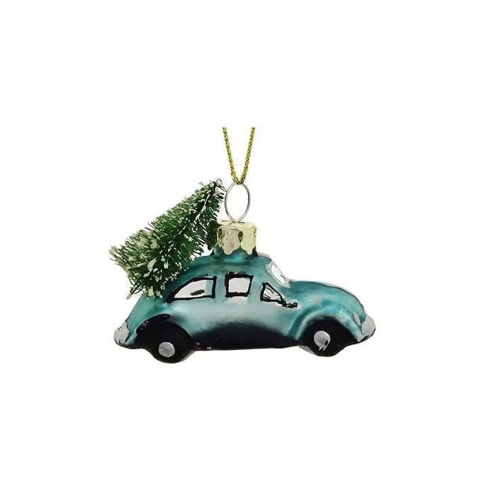 Tiny Car Ornament (Blue)