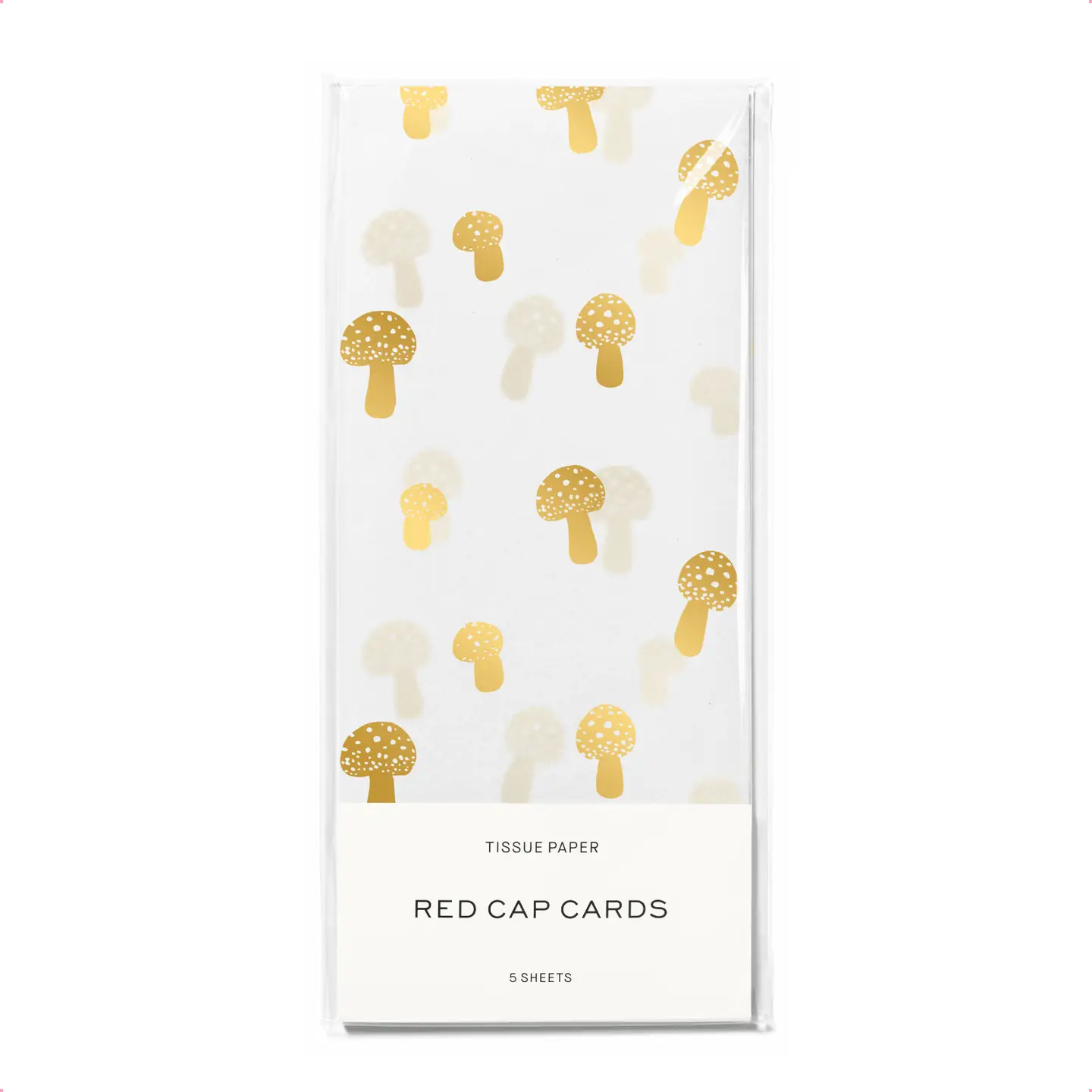 Tiny Mushrooms Tissue Paper (5 Sheets)