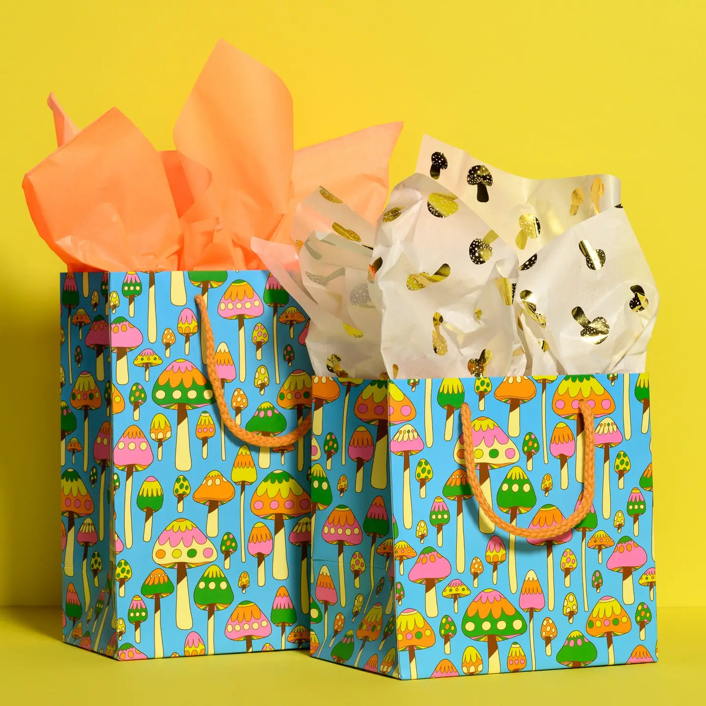 Tiny Mushrooms Tissue Paper (5 Sheets) - Image 2