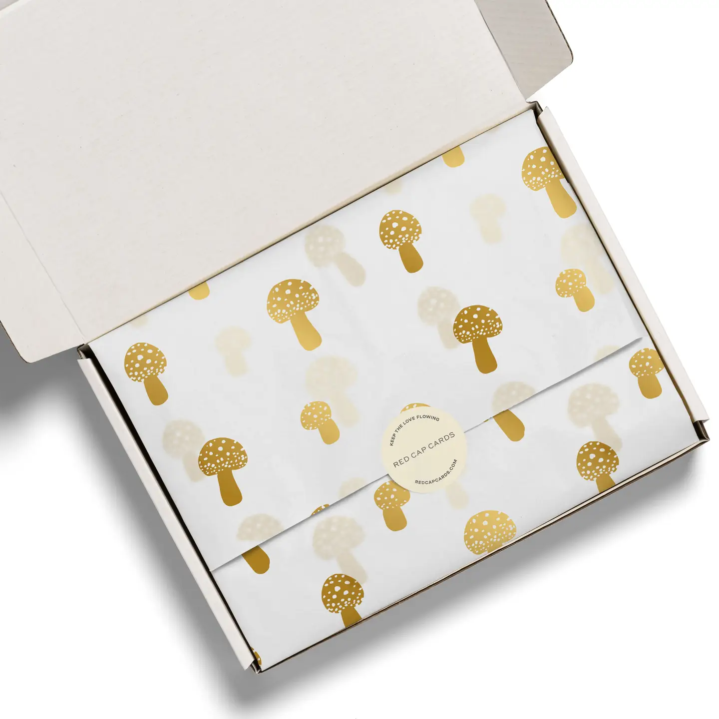Tiny Mushrooms Tissue Paper (5 Sheets) - Image 3