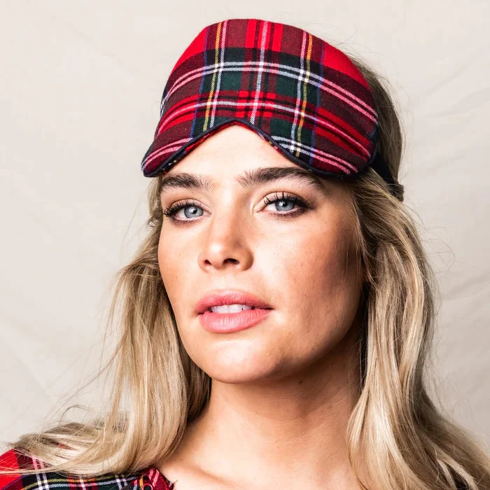 Imperial Tartan Traditional Sleep Mask - Image 2