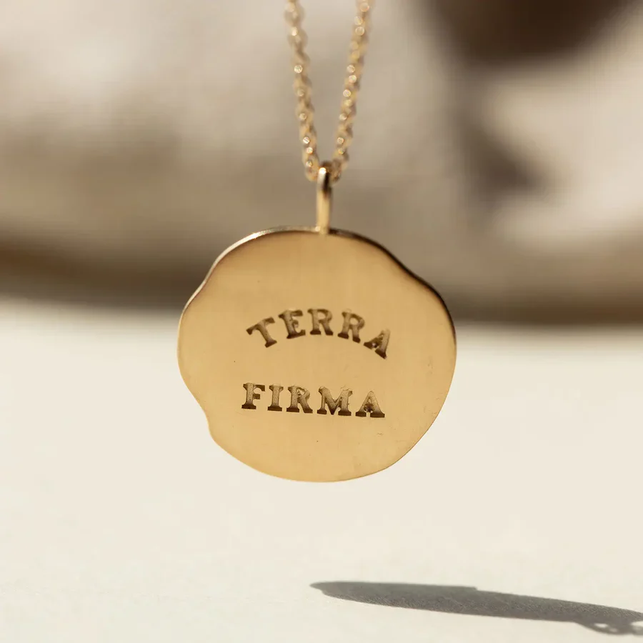 Tree of Life Ancient Coin Medallion Necklace (14K Gold) - Image 3