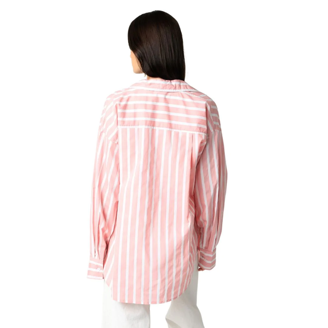 Tricia Stripe Shirt (Pink Stripe) - Image 3