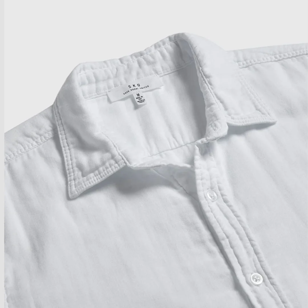 Triple Gauze Easy Shirt (White) - Image 2