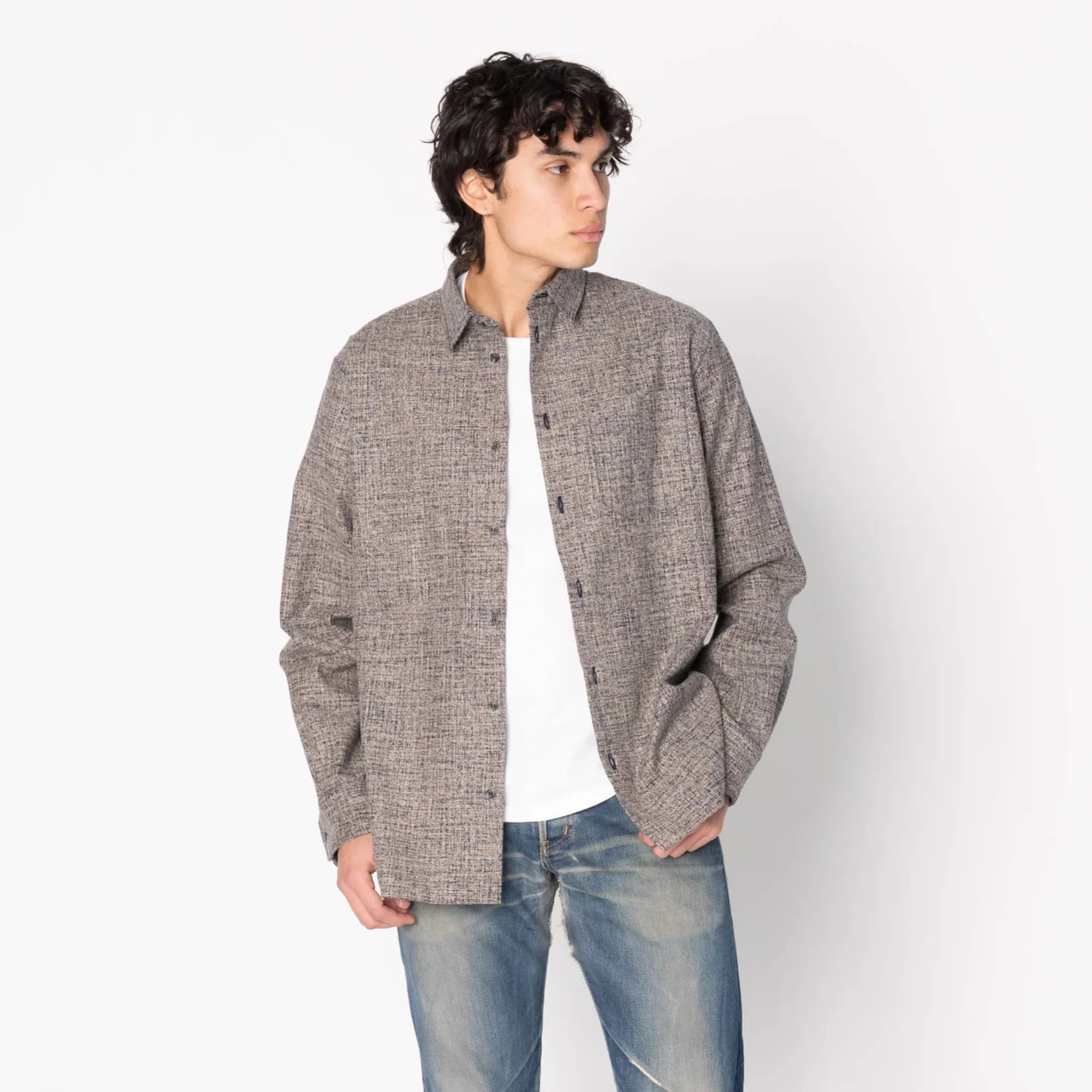 True Shirt (Kimono Scramble Indigo)