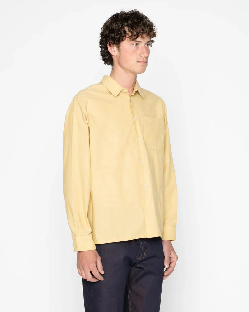 True Shirt (Selvedge Chambray Yellow) - Image 3