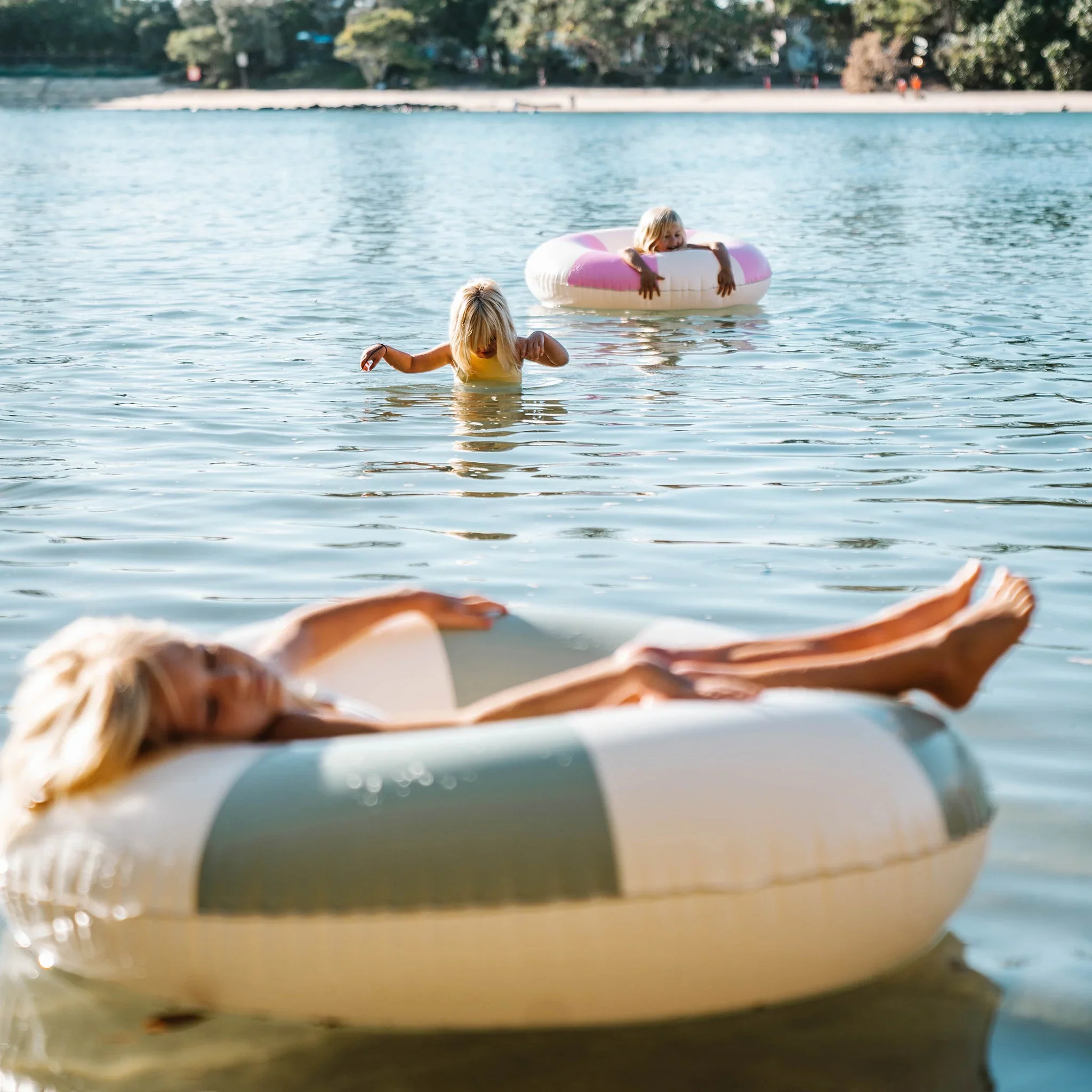 Tube Pool Ring (Vacay Soft Olive) - Image 4