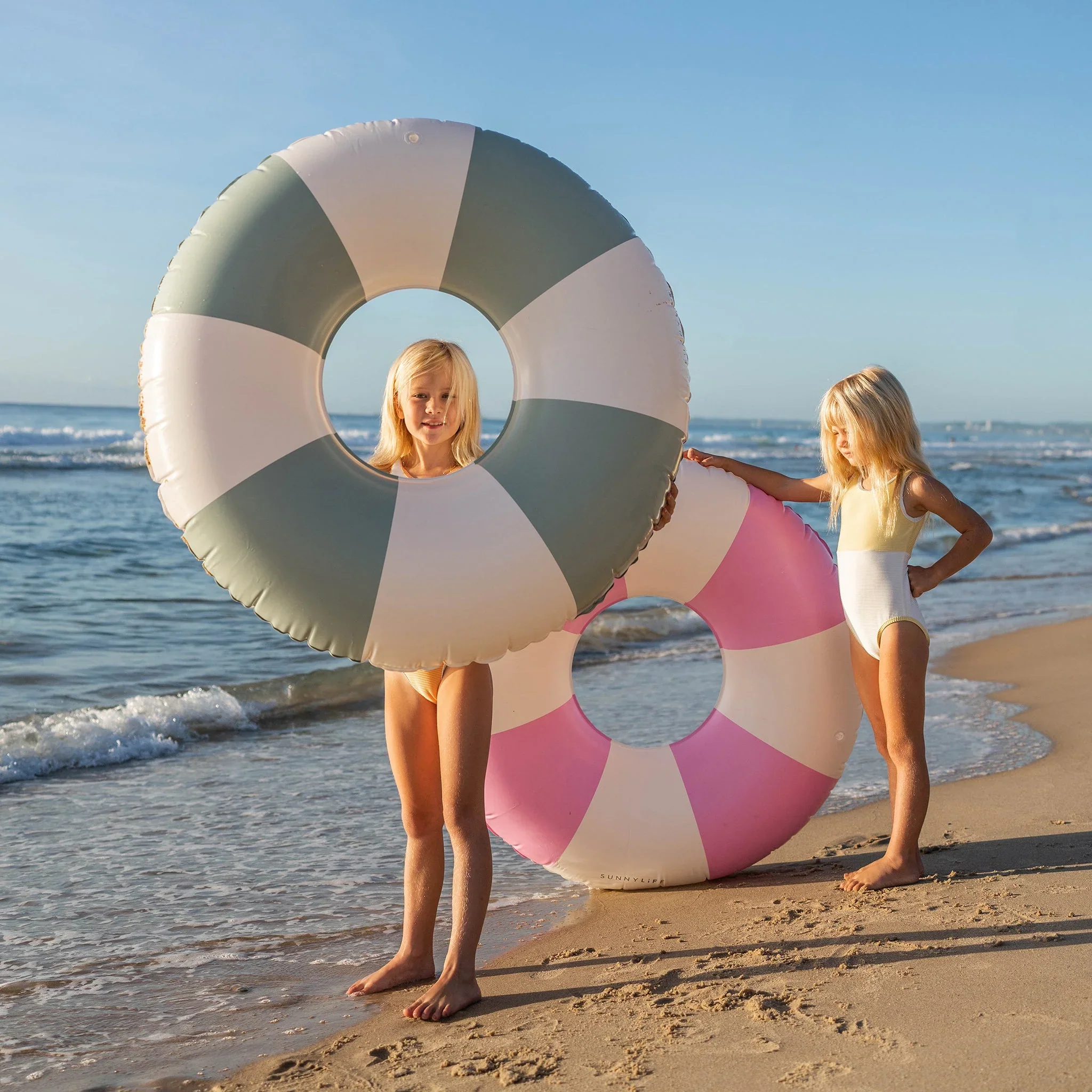 Tube Pool Ring (Vacay Soft Olive) - Image 6